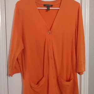 Ladies Ralph Lauren  button up sweater